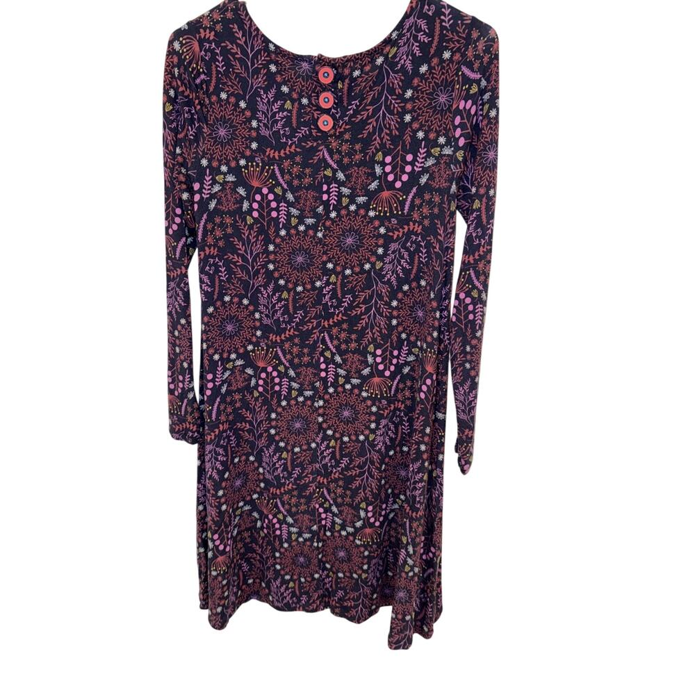 Matilda Jane Revolution Dress Womens Extra Small Floral Purple Pullover Travel